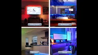 LED Strip Ribbon LED Light Striping, Diode Tape with Remote Control