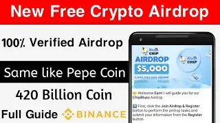 New Free Crypto Airdrop||100% verified||Step by step guide||#Earnsaad