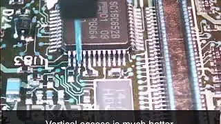 Probing Fine Pitch SMD ICs with a Huntron Access Prober