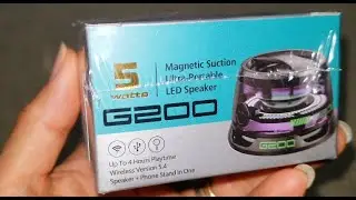 [ASMR] Multifunctional G200 Magnetic Bluetooth Speaker + RGB Light hones,Tablets,Laptops & Switch