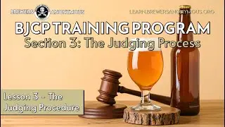 BJCP Training: Section 3 The Judging Process - Lesson 3 The Judging Procedure