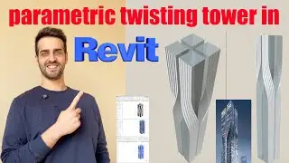 Parametric twisting tower in Revit