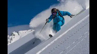 Drone Footage of Awesome Powder skiing at Chatter Creek