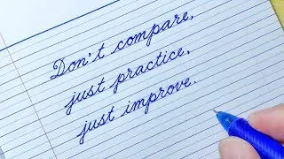 Cursive Writing Quote 131 | Cursive Handwriting Practice | Cursive Writing a to z | Cursive abcd