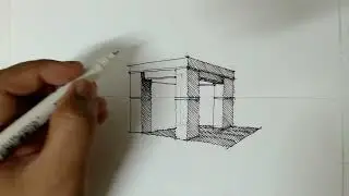Perspective Drawing : Perspective Drawing : Draw a chair @sketchperspective #shorts