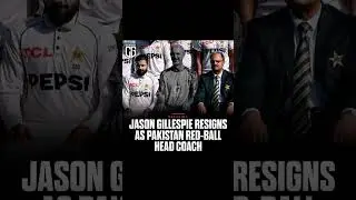 Jason Gillespie resigned as Pakistan Test coach #7aha #cricket #pcb #jasongillespie
