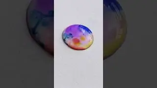 rainbow water drop🌈#art #satisfyingart #asmr