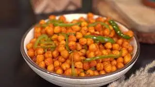 Crispy Chana Chilli | Schezwan Chana Chili |Chakhna Recipe 24/365 days challenge