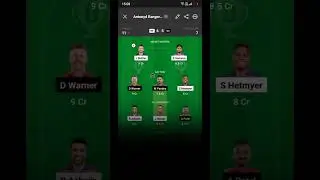 IPL RR vs DC Fantasy 11 #fantasyteam #ipl #rr #dc #rrvsdc #shorts #india #indiacricket #rajasthan