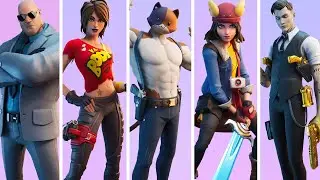 Fortnite - All Agent Intros (Brutus, TNTina, Meowscles, Skye, Midas)