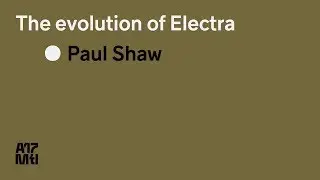 The Evolution of Electra - Paul Shaw - ATypI 2017