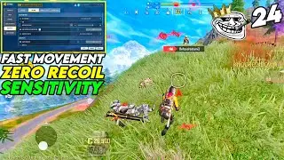 FAST MOVEMENT + ZERO RECOIL | CALL OF DUTY MOBILE SENSITIVITY SETTINGS | CODM SENSITIVITY SETTING 