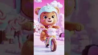 adorable bear Nikla Candy town ki sadak par #cartoon #funny #youtube #babybear