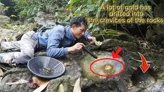When Floodwaters Recede, Gold Settles in Rock Pits | Dry Season Gold Hunting