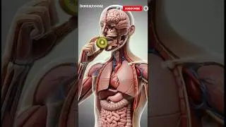 kiwi inside your body 😱 3D animation #science #facts #energy #diy