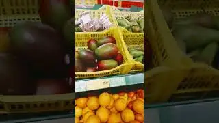 mango prices in a grocery store in Russia.  September 2022