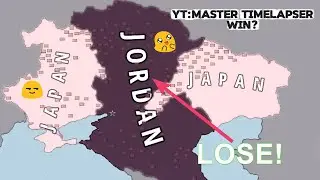 ⚔️Japan vs Jordan | HOI4 TIMELAPSE | WW2 BATTLE | MAP BATTLE