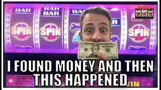 I found a little money on the ground, and then this happened!