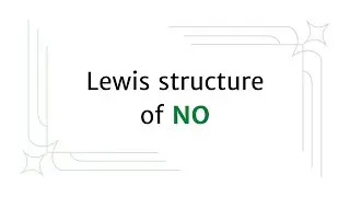 Lewis structure of NO