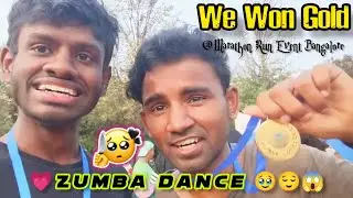 First Time  Early Marathon🏃- Zumba Exercise with Akka's  ultimate fun's  💯 #decathlon event