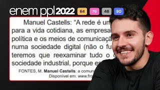 ENEM PPL 2022 - Manuel Castells: &ldquo;A rede &eacute; uma realidade generalizada para a vida cotidiana,