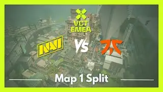 NAVI vs FNC | VCT EMEA Kickoff | Map 1 Split