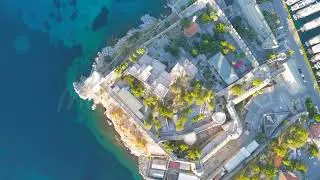 Bodrum, Turkey. Epic drone shot of Bodrum Castle - perfect social media content for travel influe...
