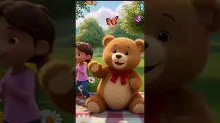 🧸 Funny Teddy Rhyme for Kids | Cute Teddy Bear Song | 3D Cartoon Nursery Rhyme