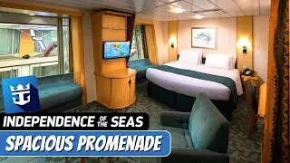 Independence of the Seas | Просторный променад, обзор интерьера и обзор в формате 4K | Royal Cari...