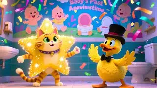 Pottytime Parade Fun 🚽🎵🍼 | Kids Fantasy Song | Learn Clean Habits and Happy Steps