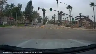 La Verne to San Dimas CA via Bonita Avenue, A Gloomy Afternoon Drive!