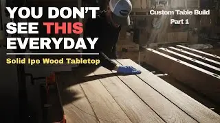 I Build a Table with the World's MOST Durable Wood - Part 1