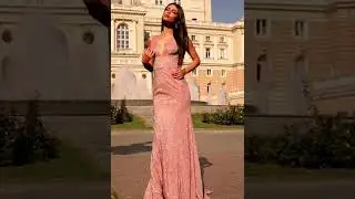 Aysha Gown in Dusty Pink
