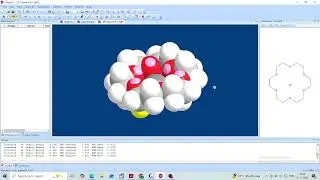 Molecular dynamics using chem3d