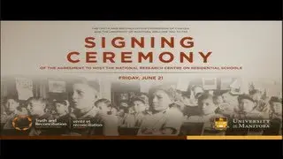 Truth and Reconciliation Commission of Canada Signing Event
