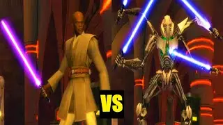 Mace Windu vs General Grievous - Star Wars: Revenge of the Sith