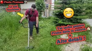 🔴 Prima taiere de iarba la căsuță 🏠 cu motocoasa de 13 ani vechime❗Matrix BMS 900 1.2cp 33cc.