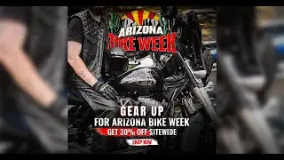 Daniel Smart&rsquo;s Arizona Bike Week 30% OFF Biker Gear #danielsmart #motorcyclegear #leathervest