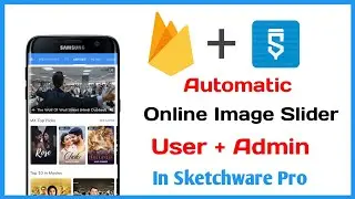Firebase Online Image Slider (Admin + User Panel) In Sketchware | Online Image Slider | Sketch Store