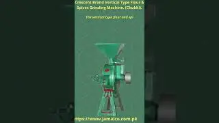 Crescent Brand Vertical #Flour & #SpicesGrinding Machine.  #stonemill  # پتھر چکی