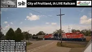 City of Fruitland, Iowa Live Railcam - Fruitland, IA #steelhighway