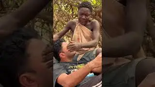Am sleeping with hadzabe hunter #hadzabetribe #wildlife #nature #adventure #africa #sleep #viralreel