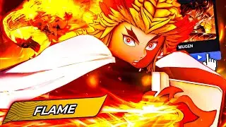 QUE COMBATE FRENÉTICO!!! DESTRUINDO TODOS COM O RENGOKU NESSE BATTLEGROUND DE DEMON SLAYER - MUGEN
