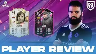DIAZ 88 BALLERS E CRUYFF 91 ICON MID ||| FIFA 23 PLAYER REVIEW