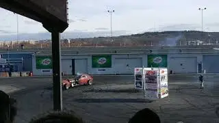 Volvo with V12 tank engine