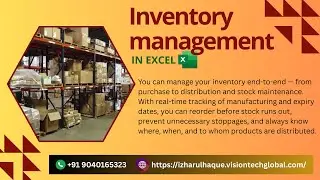 Inventory Management System in Excel | Automated Stock, Purchase & Distribution Tracker