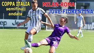 Coppa Italia semifinals, first leg matches in Florence and Milan. Date and time.