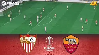 FIFA 23 - Sevilla vs Roma - UEFA Europa League 22/23 Final Full Match | Next Gen PC Gameplay 4K