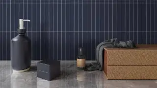 Inno Stickers Navy Blue Kitkat Peel And Stick Tile For Kitchen Backsplash