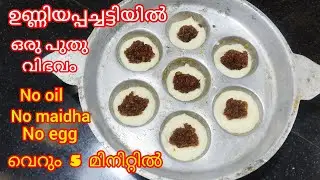 ഉണ്ണിയപ്പച്ചട്ടിയിൽ ഒരു പുതു വിഭവം!!അതും അടുക്കളയിൽ ഉള്ള ചേരുവകൾ കൊണ്ട്... #easysnacks 